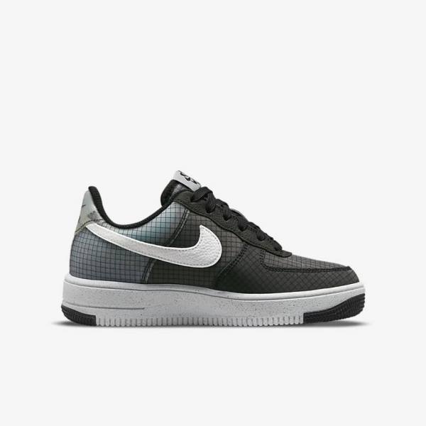 Kids' Nike Air Force 1 Crater Older Sneakers Black / White | NK420ONR