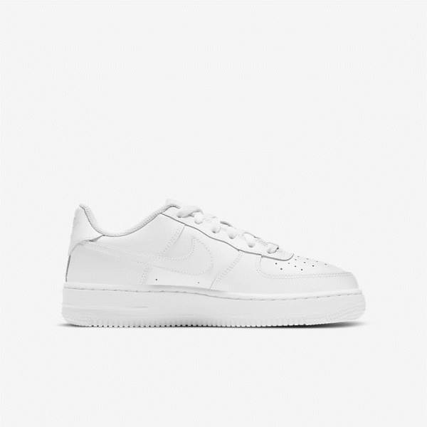 Kids' Nike Air Force 1 LE Older Sneakers White | NK503YJG