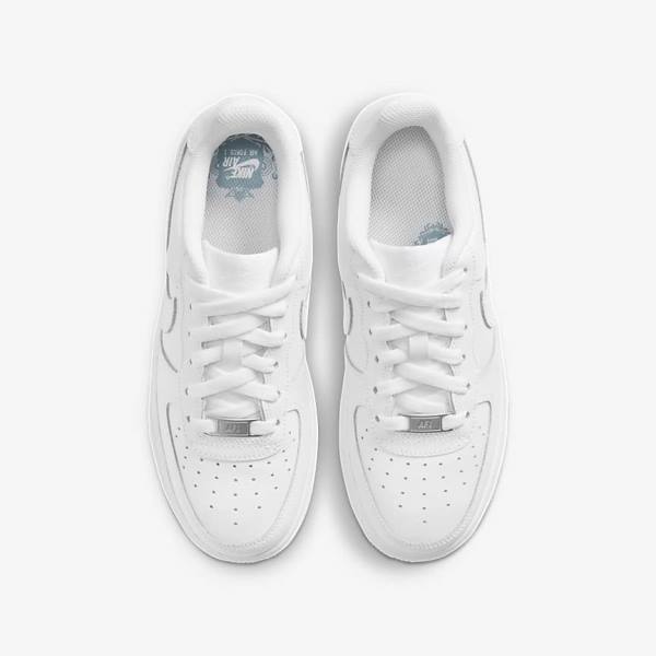 Kids' Nike Air Force 1 LE Older Sneakers White | NK503YJG