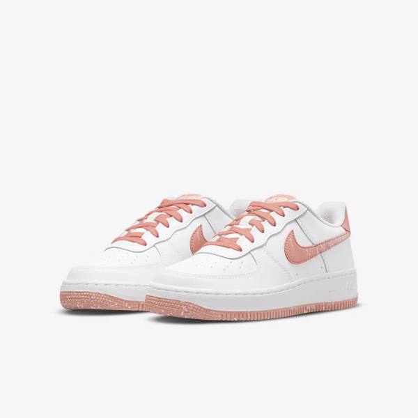 Kids' Nike Air Force 1 LV8 Older Sneakers White / Light | NK172REB