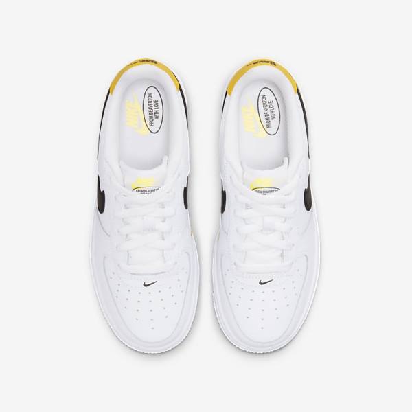 Kids' Nike Air Force 1 LV8 Older Sneakers White / Black | NK491IWH