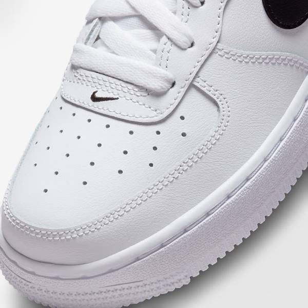 Kids' Nike Air Force 1 LV8 Older Sneakers White / Black | NK491IWH