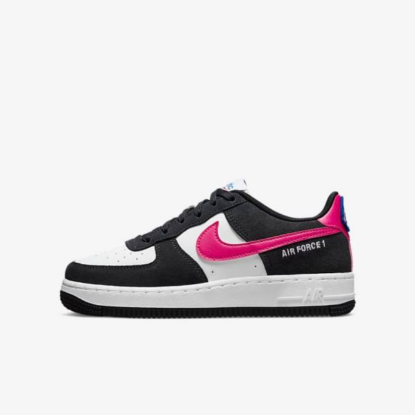 Kids\' Nike Air Force 1 LV8 Older Sneakers White / Pink | NK905XQY