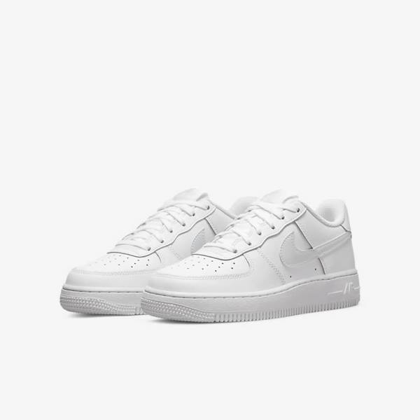 Kids' Nike Air Force 1 Older Sneakers White | NK297GJS