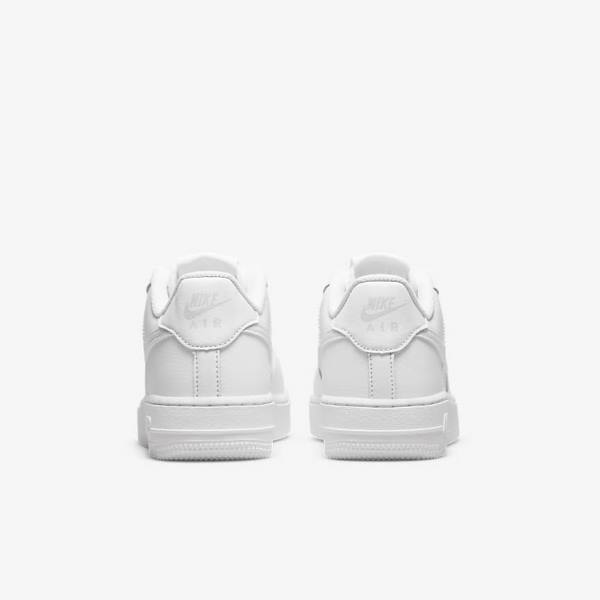 Kids' Nike Air Force 1 Older Sneakers White | NK297GJS