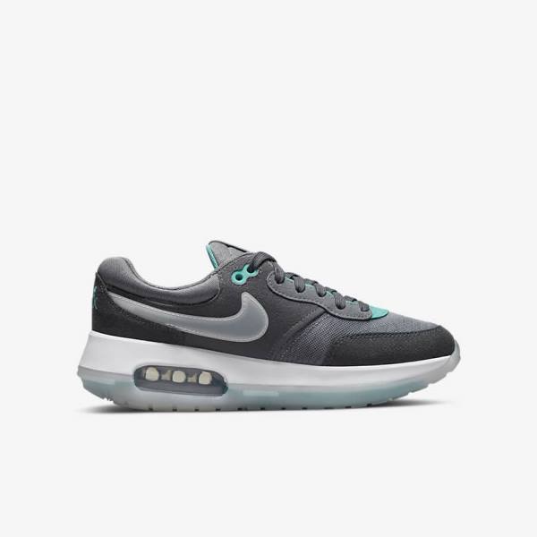 Kids' Nike Air Max Motif Older Sneakers Grey / Turquoise / Dark Grey / Black | NK357FGE