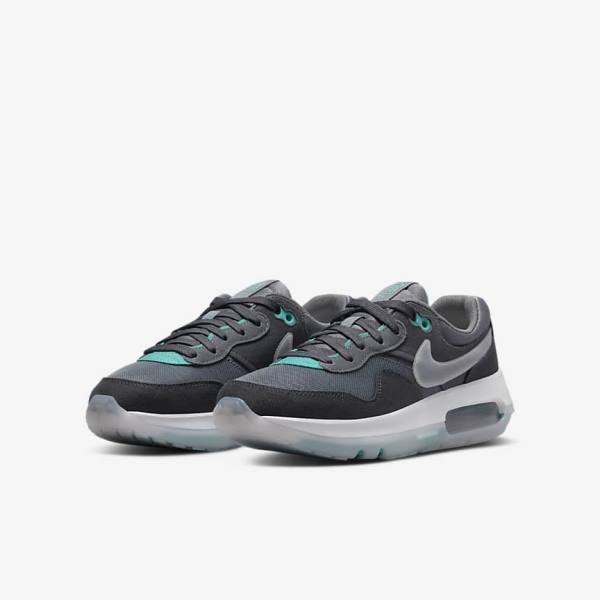 Kids' Nike Air Max Motif Older Sneakers Grey / Turquoise / Dark Grey / Black | NK357FGE