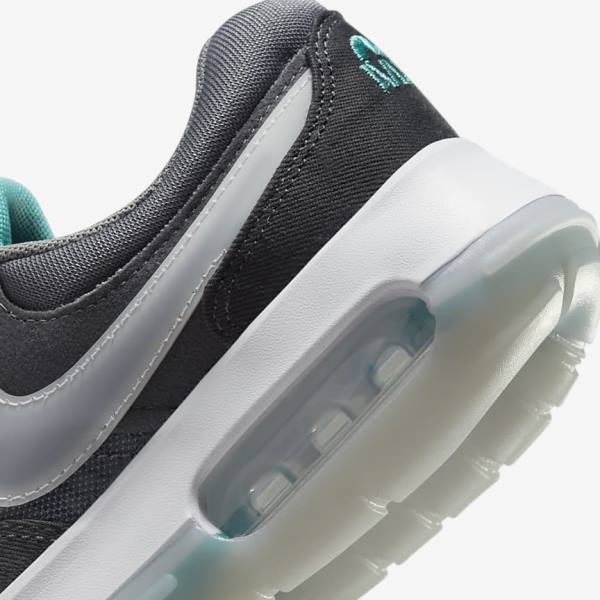 Kids' Nike Air Max Motif Older Sneakers Grey / Turquoise / Dark Grey / Black | NK357FGE