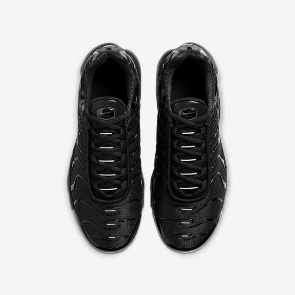 Kids' Nike Air Max Plus Older Sneakers Black | NK051VPY