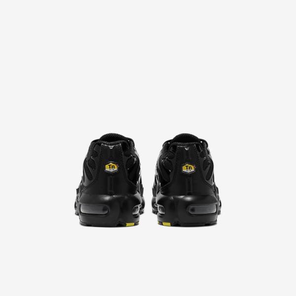 Kids' Nike Air Max Plus Older Sneakers Black | NK051VPY