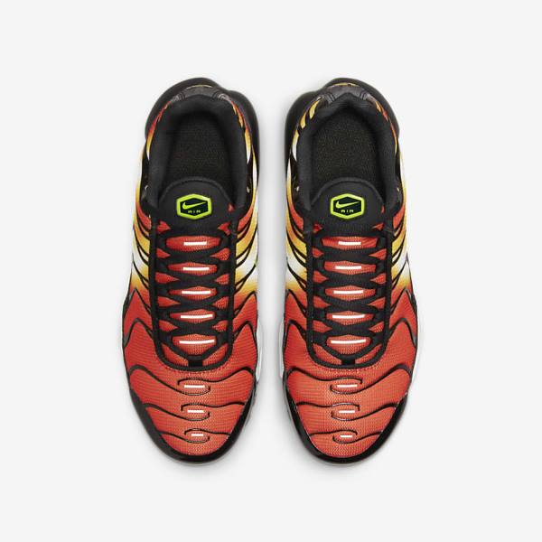 Kids' Nike Air Max Plus Older Sneakers Orange / Gold / Black | NK713EVD