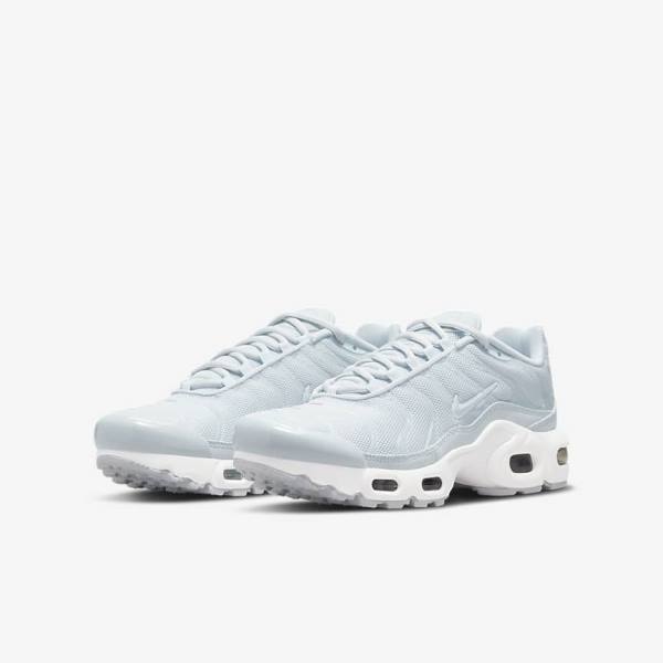 Kids' Nike Air Max Plus Older Sneakers White | NK958ZNW