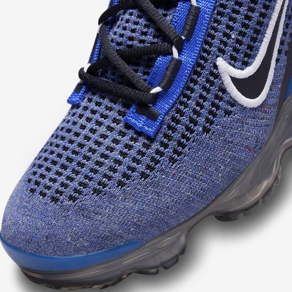 Kids' Nike Air VaporMax 2021 FK Older Sneakers Royal / White / Dark Grey / Black | NK508KDL