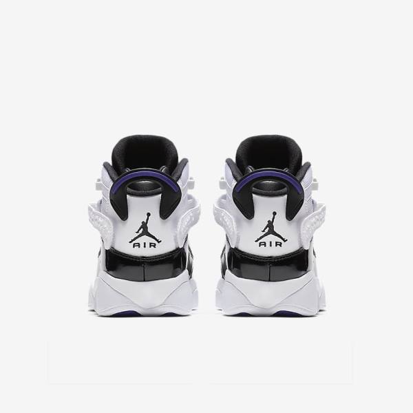 Kids' Nike Jordan 6 Rings Older Sneakers White / Black | NK952IGR