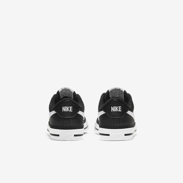 Kids' Nike NikeCourt Legacy Older Sneakers Black / Light Brown / White | NK960TUP