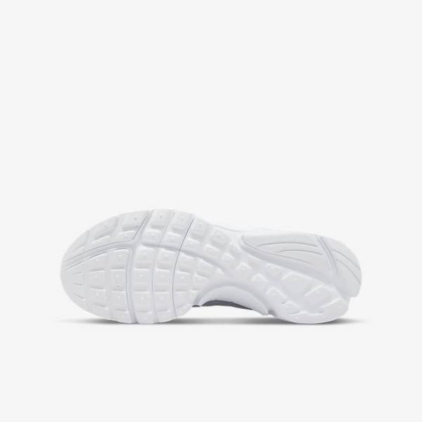 Kids' Nike Presto Older Sneakers White / Platinum / White | NK185RVJ