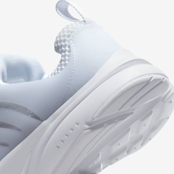 Kids' Nike Presto Older Sneakers White / Platinum / White | NK185RVJ