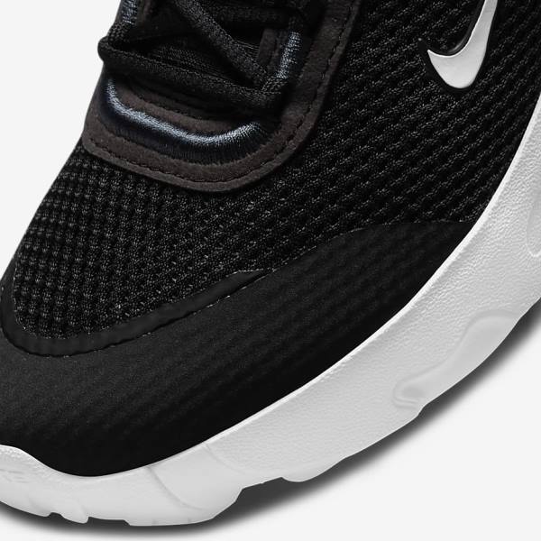 Kids' Nike React Live Older Sneakers Black / Dark Grey / White | NK718RZG