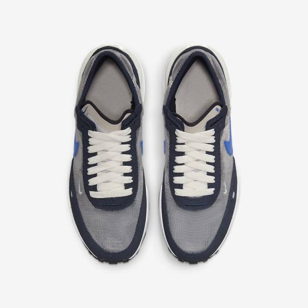 Kids' Nike Waffle One Older Sneakers Dark Obsidian / Black / Royal | NK984ZCJ