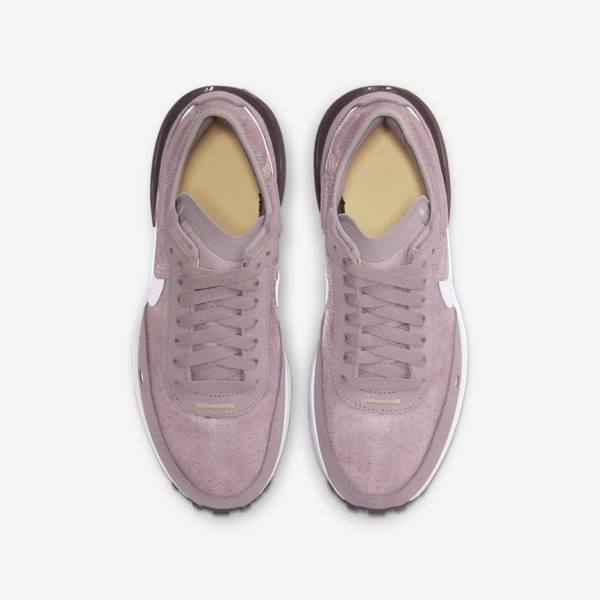 Kids' Nike Waffle One Older Sneakers Pink / Light Purple / White | NK257DGF