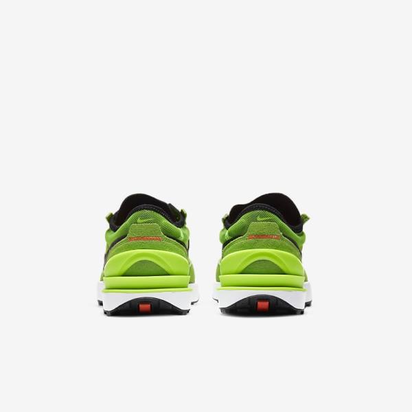 Kids' Nike Waffle One Older Walking Shoes Green / Red / Black | NK917ZHW