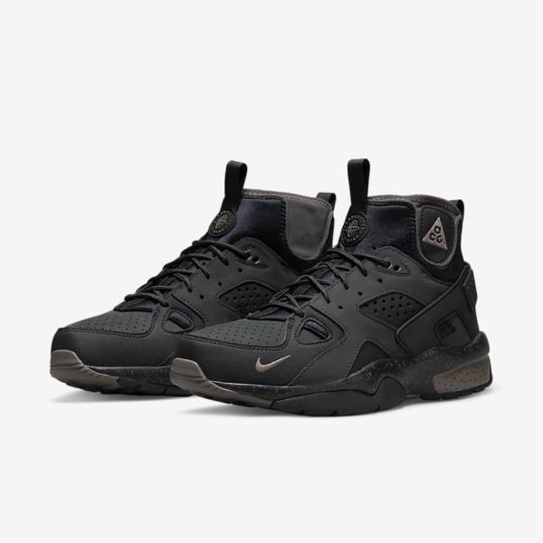 Men's Nike ACG Air Mowabb Sneakers Black / Olive Grey | NK125SVN