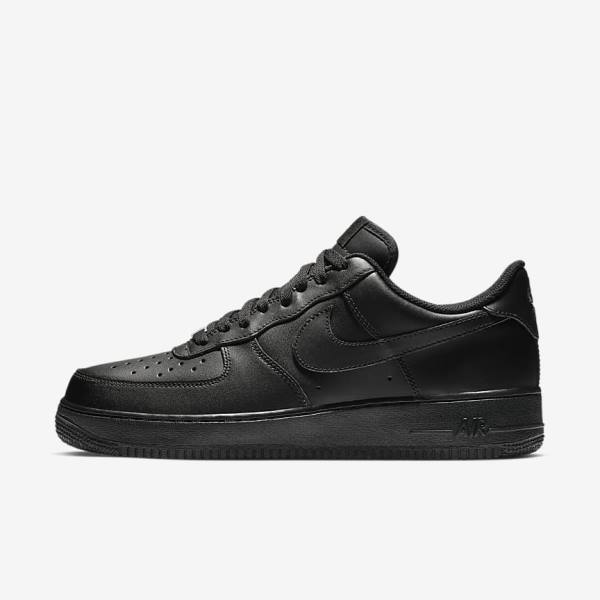 Men\'s Nike Air Force 1 07 Sneakers Black | NK926CND