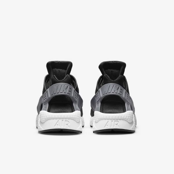 Men's Nike Air Huarache J22 Sneakers Black / Grey / White | NK947PLH