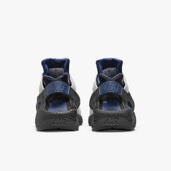 Men's Nike Air Huarache LE Sneakers Grey / Black / Navy | NK360HFV