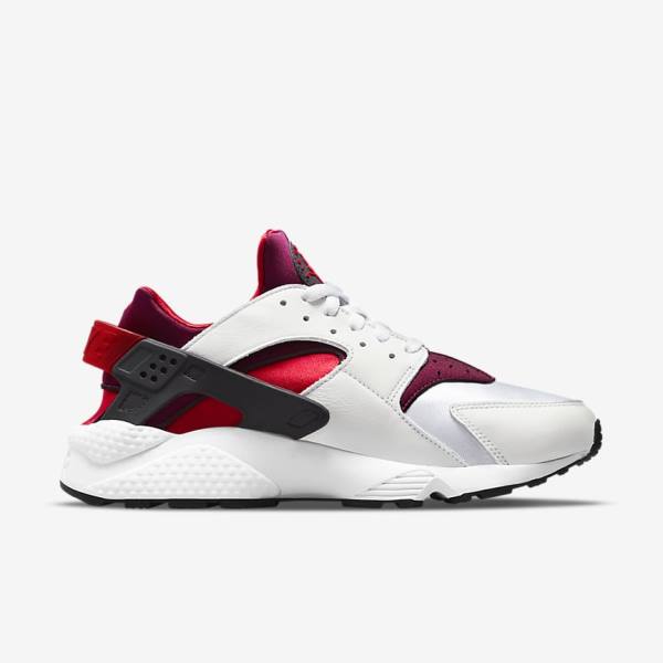 Men's Nike Air Huarache Sneakers White / Red / Black / Red | NK146SRT