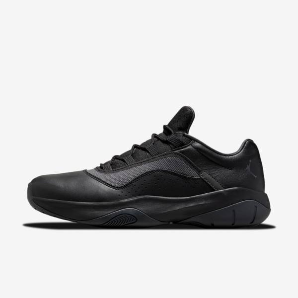 Men\'s Nike Air Jordan 11 CMFT Low Sneakers Black / Dark Grey | NK417XEU