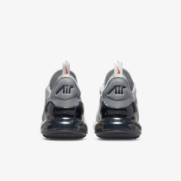 Men's Nike Air Max 270 Sneakers Grey / Orange | NK387RBK