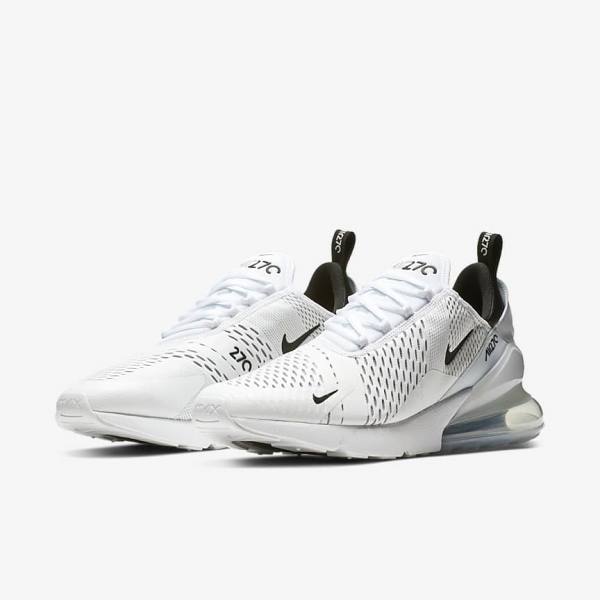 Men's Nike Air Max 270 Sneakers White / Black | NK073DJE