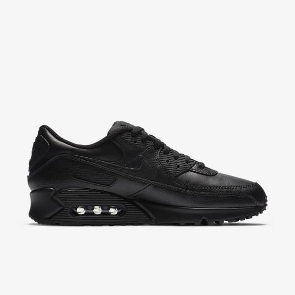 Men's Nike Air Max 90 LTR Sneakers Black | NK245PLS