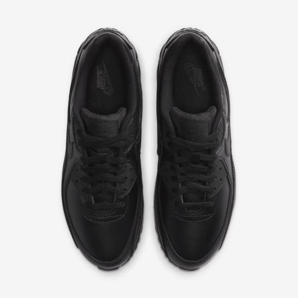 Men's Nike Air Max 90 LTR Sneakers Black | NK245PLS