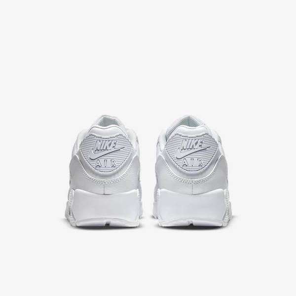 Men's Nike Air Max 90 LTR Sneakers White | NK891RJK