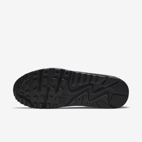 Men's Nike Air Max 90 Sneakers Black | NK497IAD