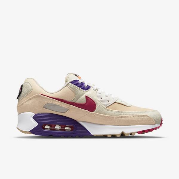 Men's Nike Air Max 90 Sneakers Pink | NK871EAW