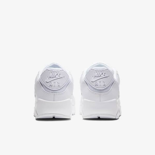 Men's Nike Air Max 90 Sneakers White / Grey / White | NK638XFZ