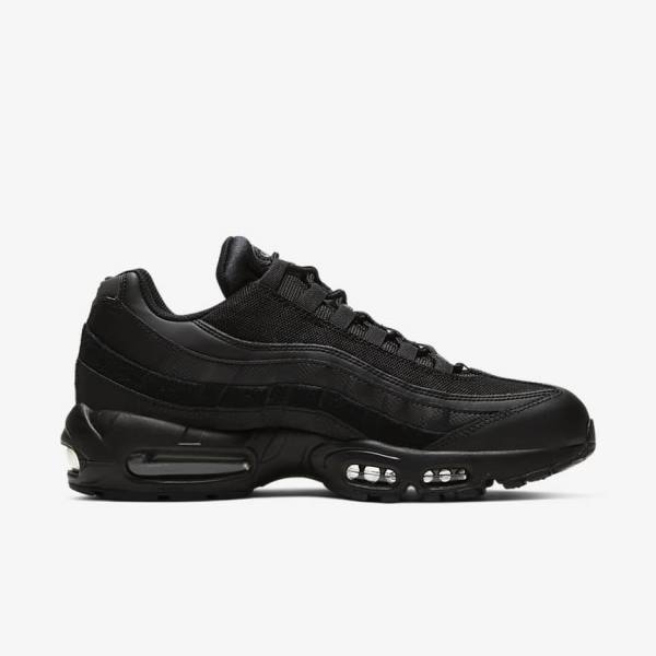 Men's Nike Air Max 95 Essential Sneakers Black / Dark Grey | NK248BUO