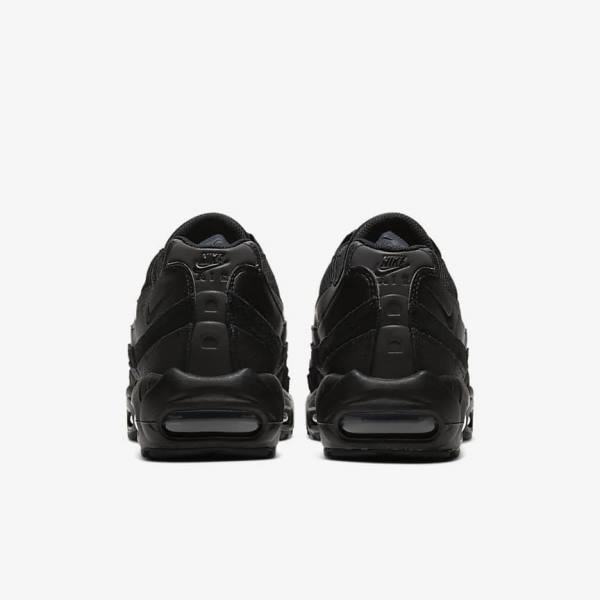 Men's Nike Air Max 95 Essential Sneakers Black / Dark Grey | NK248BUO