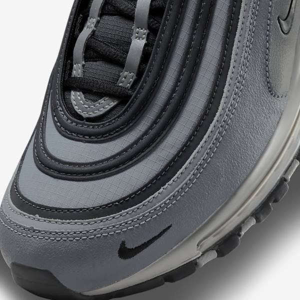 Men's Nike Air Max 97 Sneakers Grey / Dark Grey / Black | NK107OKD