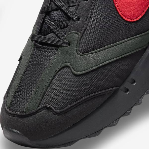 Men's Nike Air Max Dawn Sneakers Black / White / Red | NK380LGK