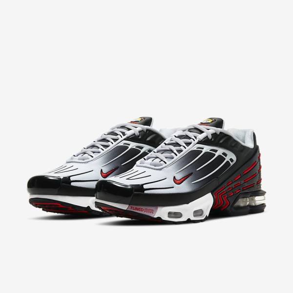 Men's Nike Air Max Plus 3 Sneakers Black | NK367GVU