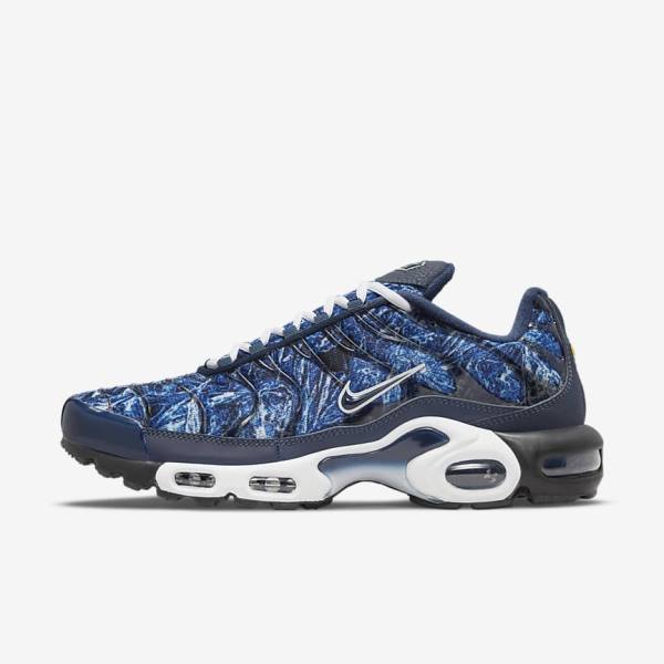 Men\'s Nike Air Max Plus Sneakers Navy / White / Black / Navy | NK179OGX