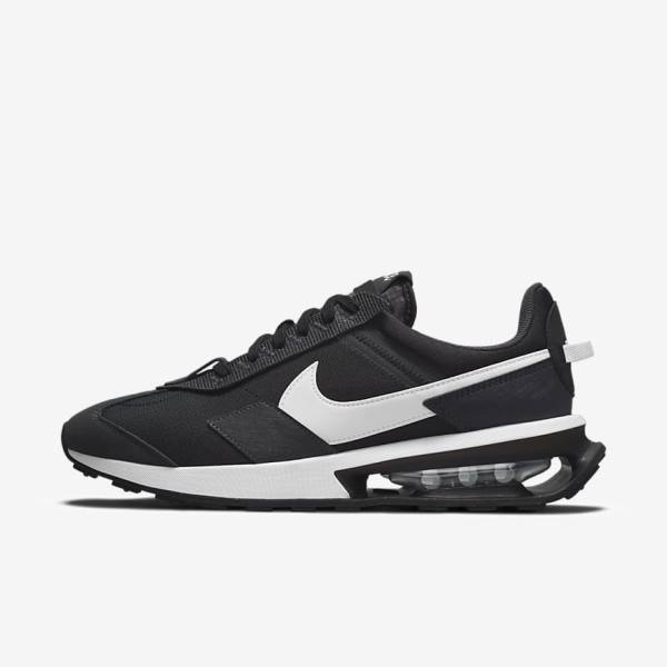 Men\'s Nike Air Max Pre-Day Sneakers Black / Dark Grey / White | NK097EIU