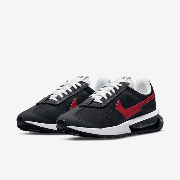 Men's Nike Air Max Pre-Day Sneakers Black / White / Red | NK547XTC