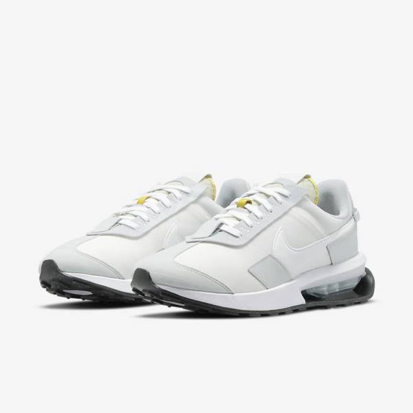 Men's Nike Air Max Pre-Day Sneakers White / Platinum / Grey / White | NK568CNQ