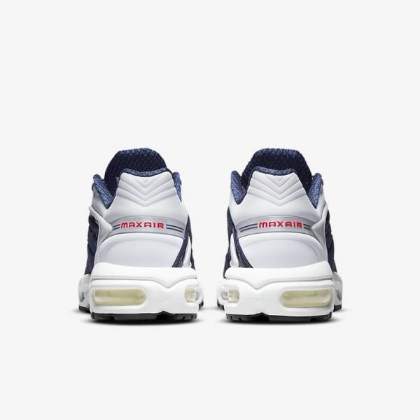 Men's Nike Air Max Tailwind V SP Sneakers Navy / Platinum / White / Red | NK038APC