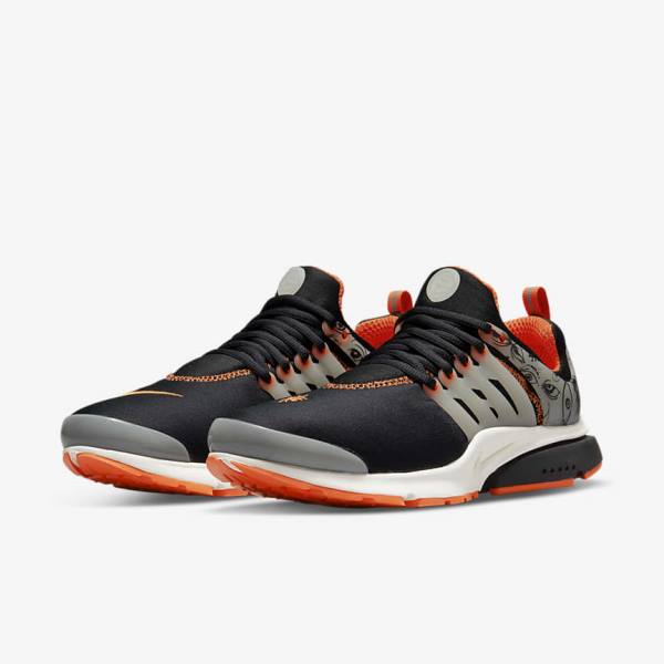 Men's Nike Air Presto Premium Sneakers Black | NK207EUB